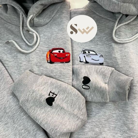 McQueen and Sally Couple Embroidered